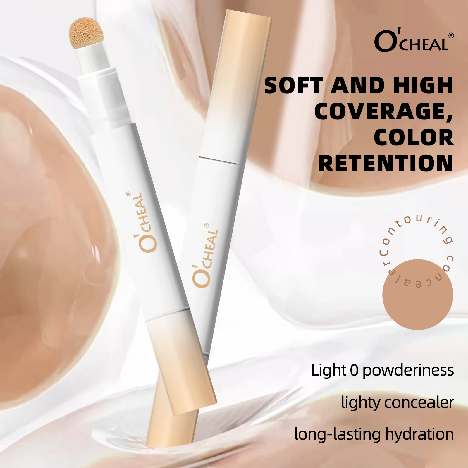 3 Color Face Foundation Concealer Pen Long Lasting Waterproof Corrector Contour Concealers Stick Cosmetic Makeup