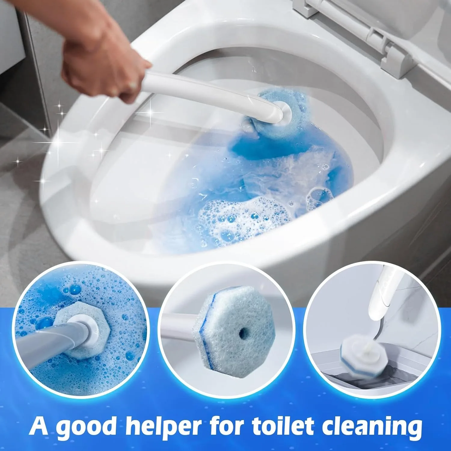 60/50/40/30/20/10 Pcs Toilet Wand Refill Compatible with clorox Toilet Wand Refill 2
