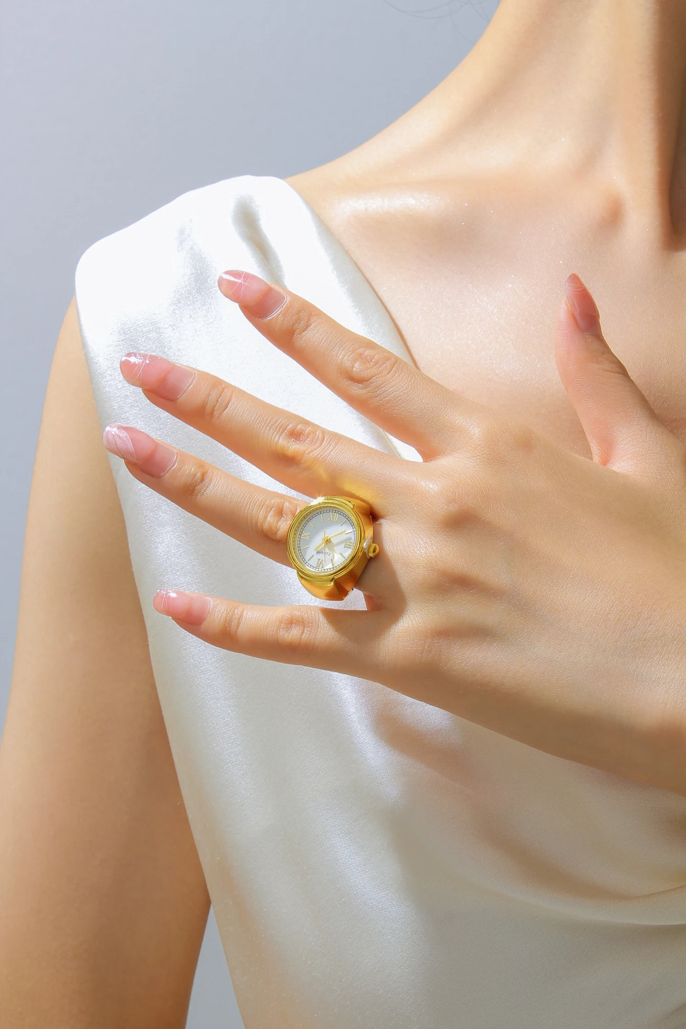 Generico Anello per orologio, Orologio ad anello | Orologio ad anello portatile - Orologi creativi da donna portatili, accessorio di moda per uomini e donne, appuntamenti per feste