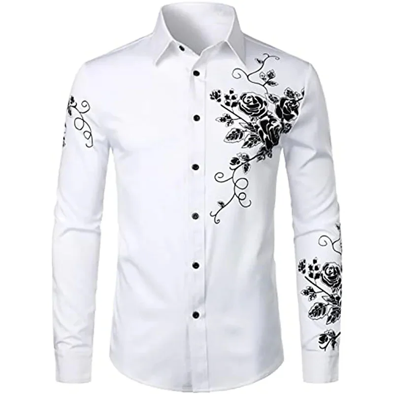 Fall-Fashion-Luxury-Social-Men-s-Shirts-Lapel-Button-Up-Shirts-Casual ...