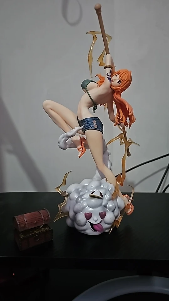 30cm One Piece Anime Figures Nami Figure Zeus Action Figurine Sexy PVC Gk Statue Collectible Model Decoration Ornament Toy Gift photo review