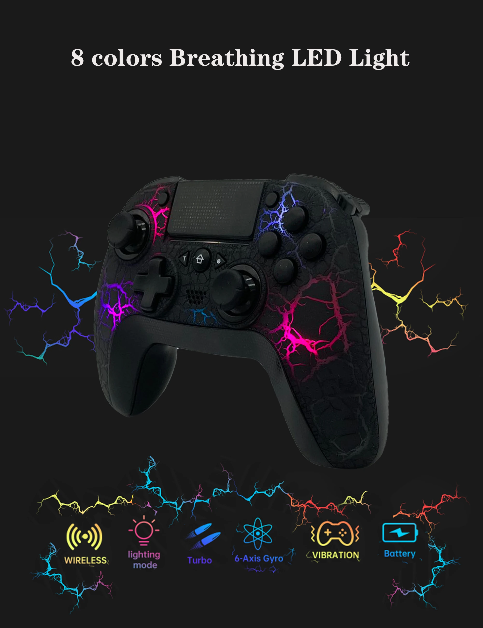 PS4  TJPD  Ʈѷ, Ư       е,   LED  8 