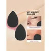 31pcs Makeup & Toiletry Kit Makeup Sponge Mini Finger Powder Puff Face Wash Puff Tool Travel Cosmetic Bag 4