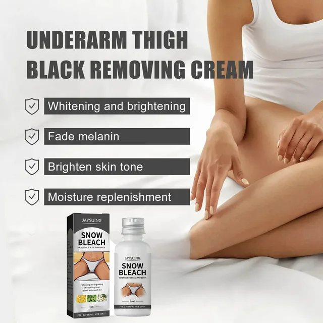 44438-4eb789.jpg Body Whitening Bleach Cream Brighten Underarm Elbow Knees Joint Removal Intimate Parts Dark Spots Melanin Snow Bleach Cream 30ml