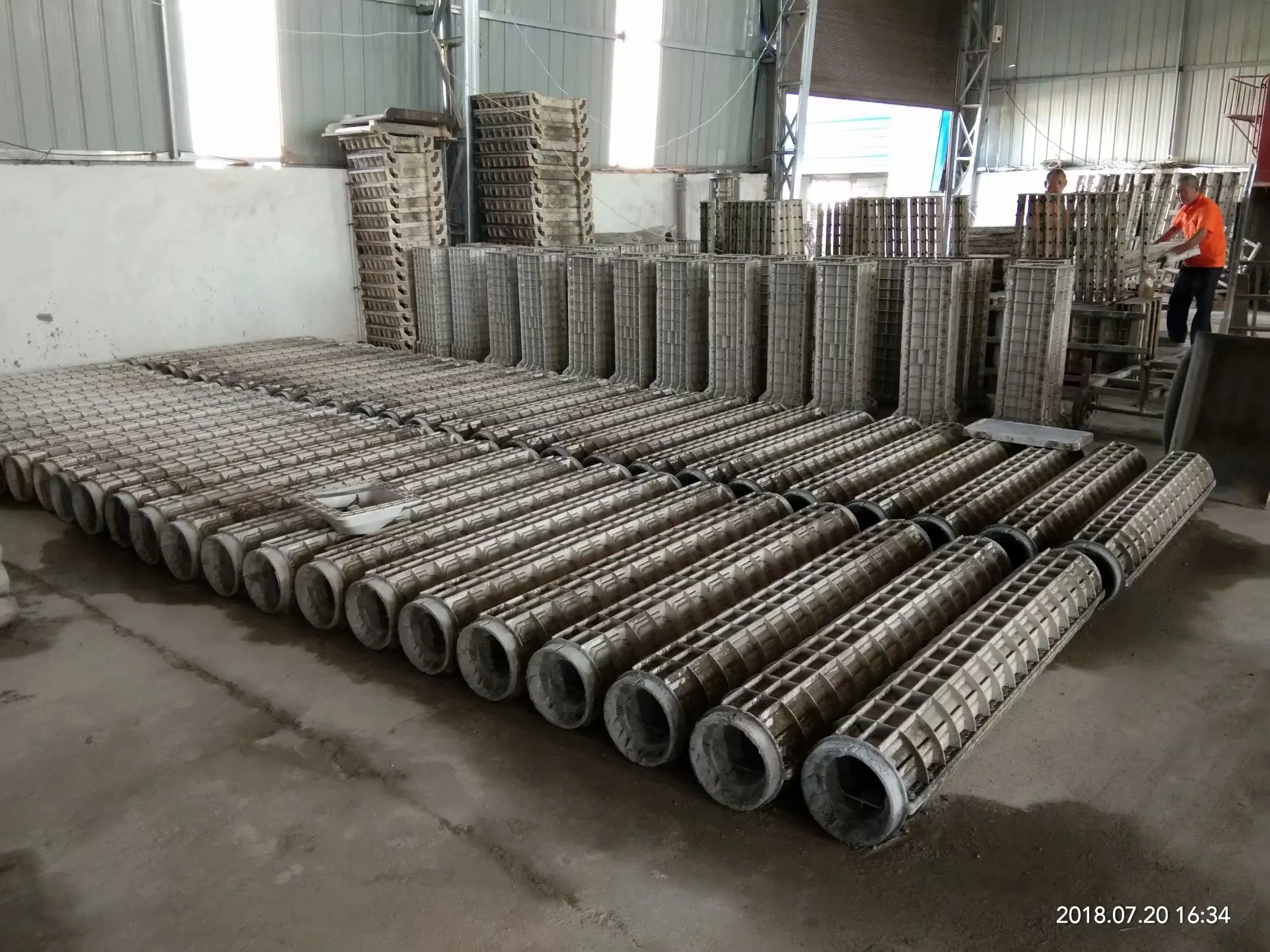 

20cm/7.87in Precast Arch Shape Concrete Balustrade Rail Base Beam Desk Gardening Handrail