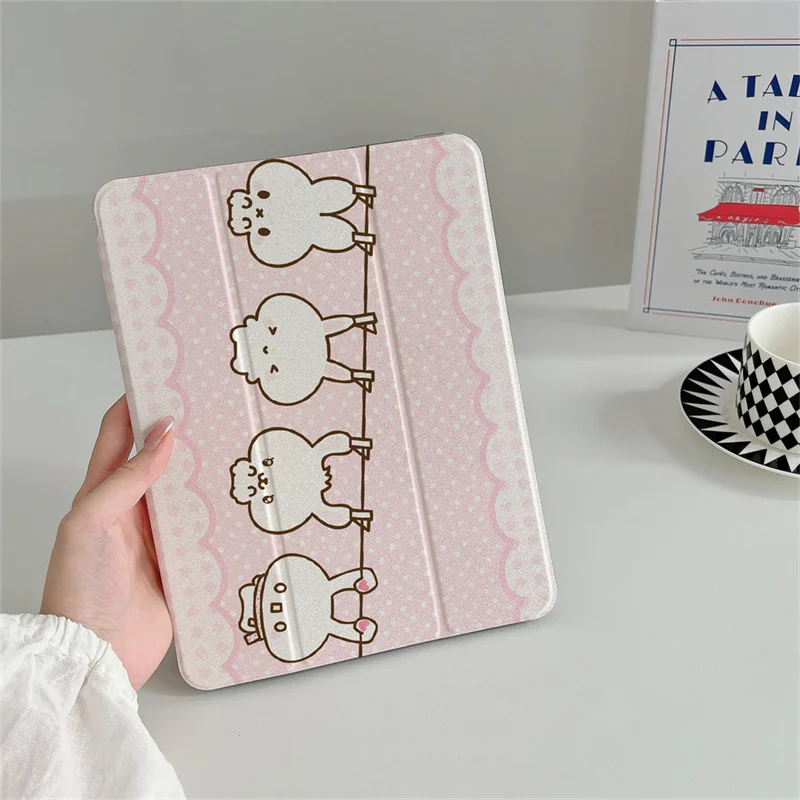 Adorable Pink Bunny Tablet Case
