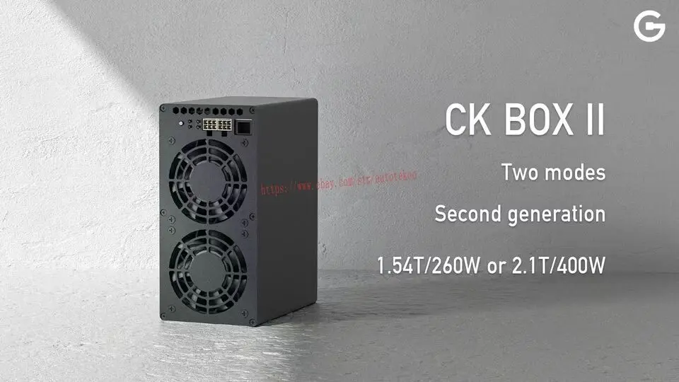 Goldshell CK BOX II 1200W PSU Asic Miner Nervos , 400W, 2.1Th/s, ǰ 