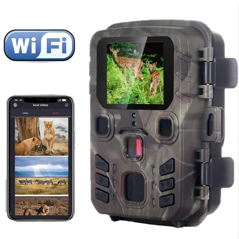 MINI301 Outdoor Wifi Hunting Trail Camera APP Control 24MP 1296P Night