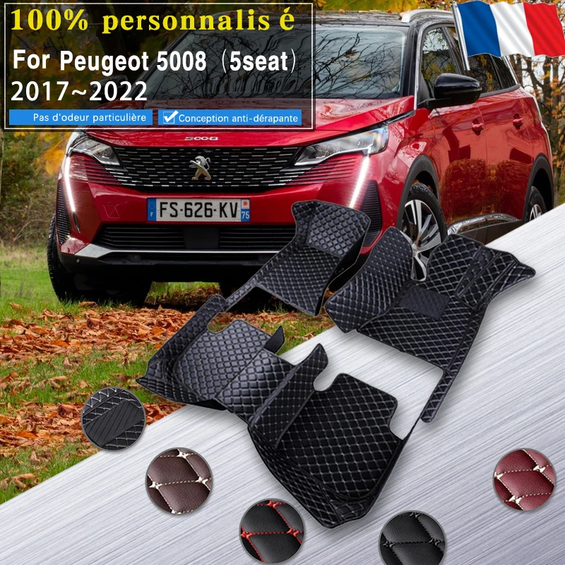 Acheter Tapis de sol de voiture universel étanche, 5 pièces, ensemble  complet avant et arrière, en cuir, accessoires d'intérieur de voiture