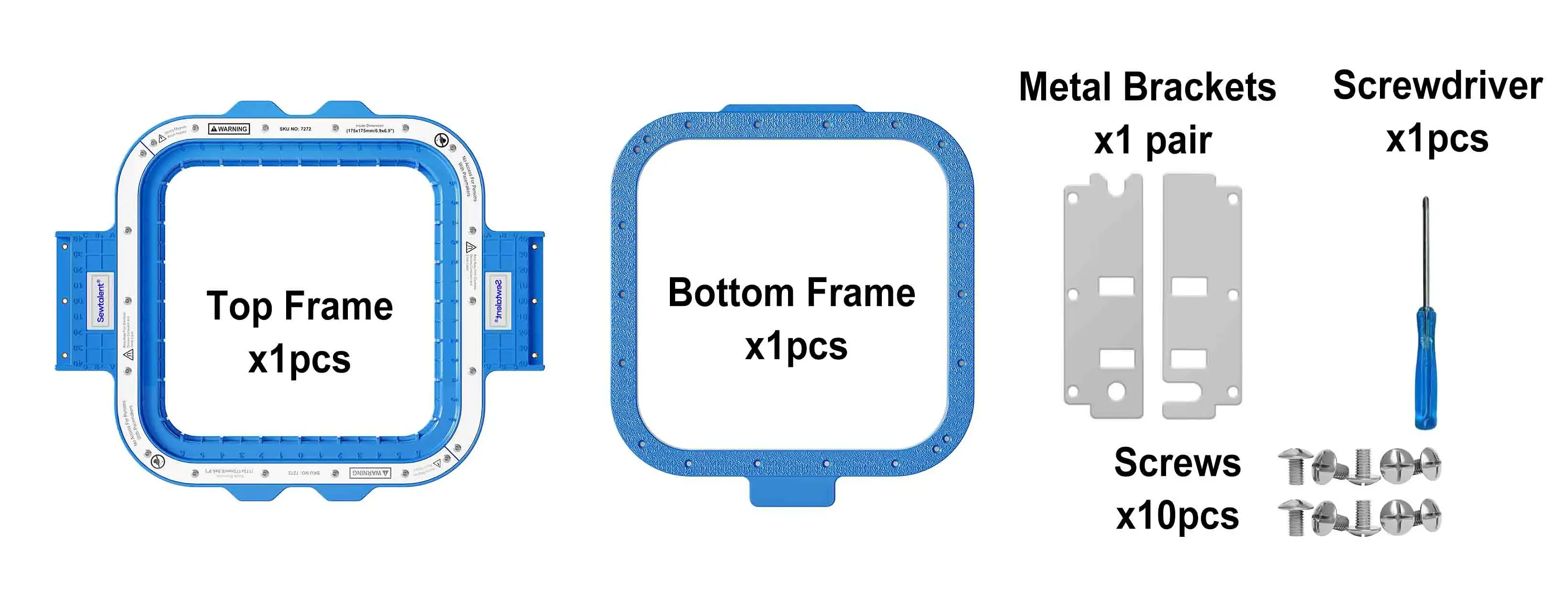 Description Picture 3 of itemSewtalent Magnetic Hoops for Brother PRS100 VR Embroidery Machine Mighty Hoop HoopMaster Magnet Frames