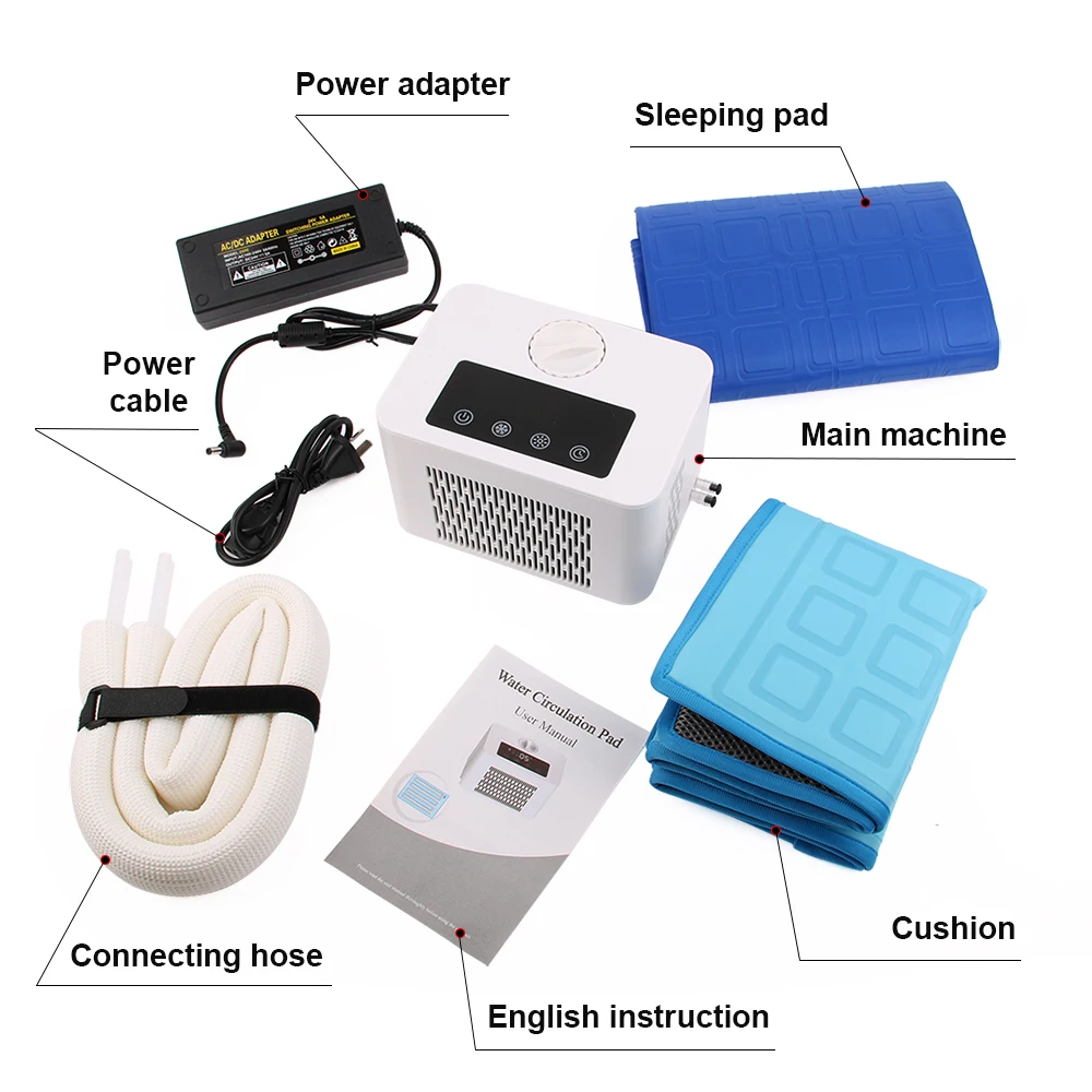 Cooling&Heating Water Circulation Bed Mattress Sleeping Pad Refrigeration Semiconductor Heat Dissipation Air Conditioning Fan 3