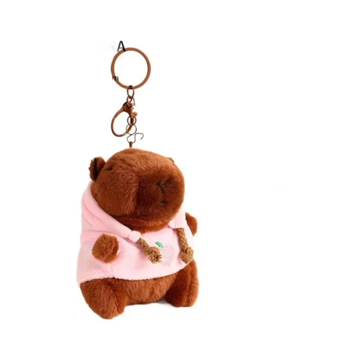 Cute Cartoon Capybara Pendant Plush Toy Doll Bag Hanging Ornaments Kapila Keychain Car Pendant Desktop Ornaments