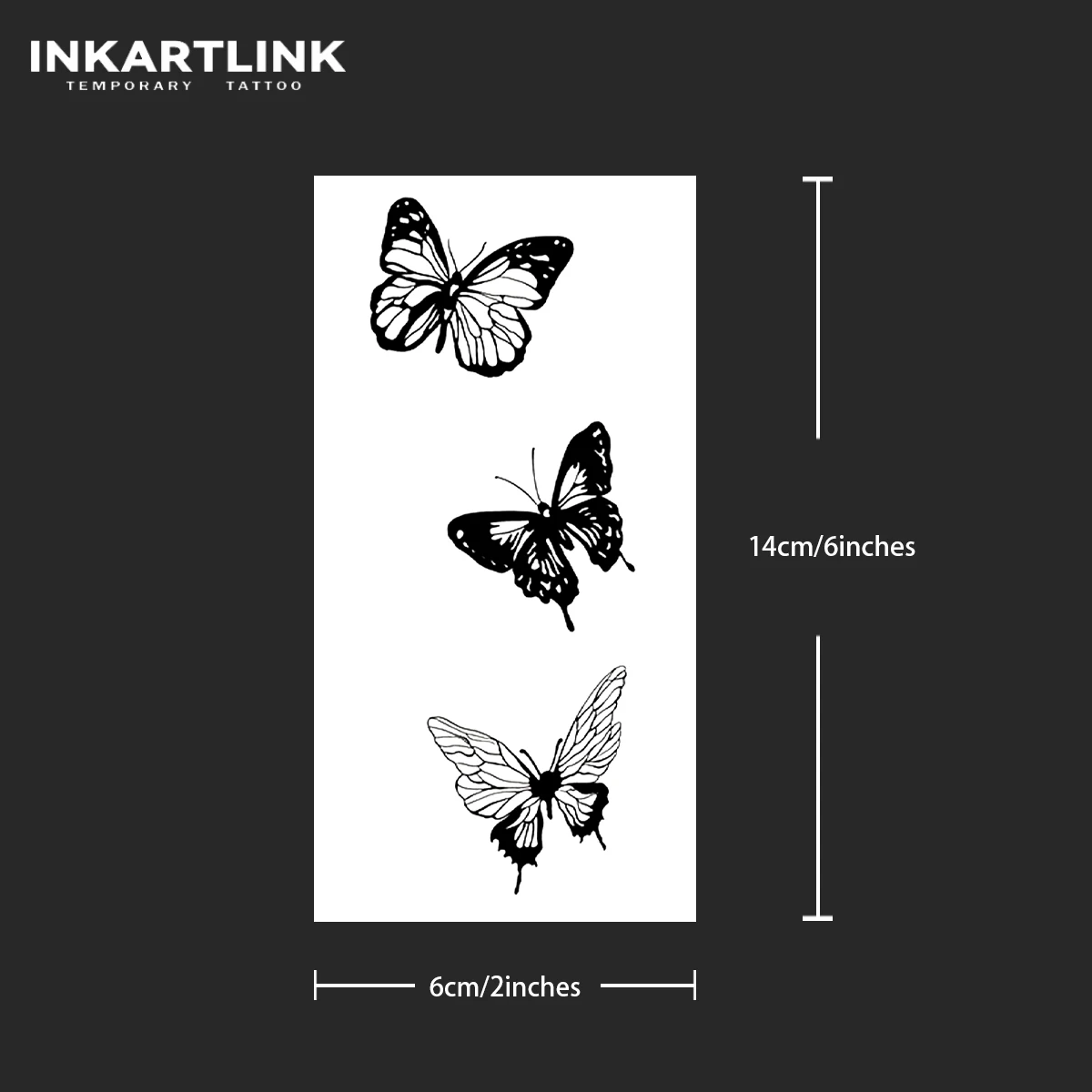 Temporary tattoos Butterfly Temporary Tattoo Lasts To 15 Days New Technology Magic Waterproof Semi Permanent Sticker