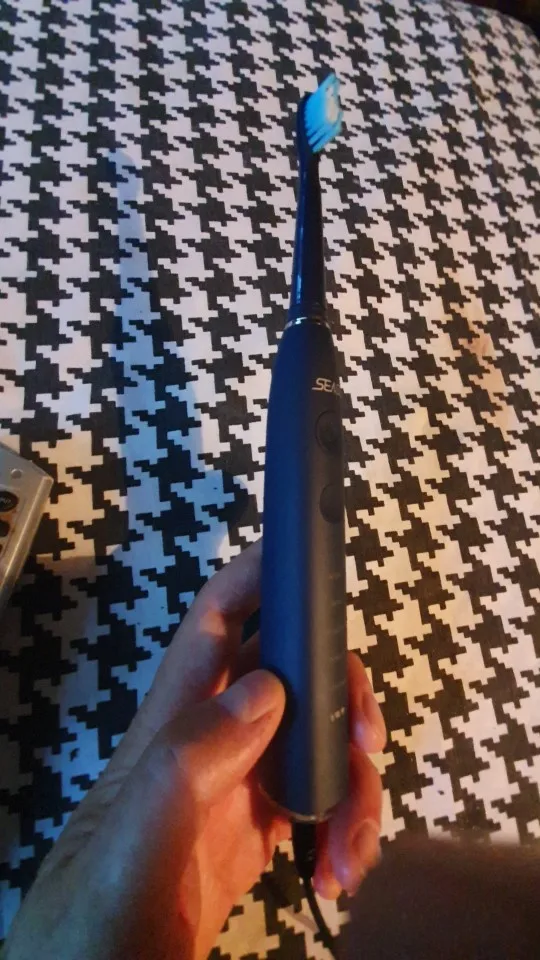 SEAGO SG-575 Szczoteczka soniczna | 5 końcówek | etui podróżne photo review