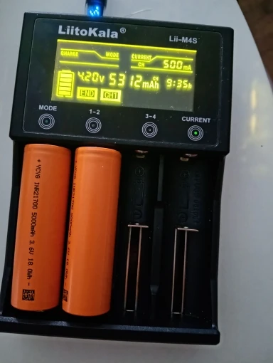 New 21700 Battery Rechargeable Battery 3.7V 5000mAh 40A Power Li-ion High Discharge Batteries for Electrical Tools photo review