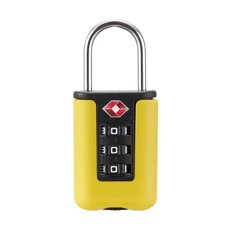 RAYKUBE Mini Portable Customs 3 Digit Combination Padlock Digital Luggage Password Mechanical black Lock For Box/Cabinet/Drawer - Image 8
