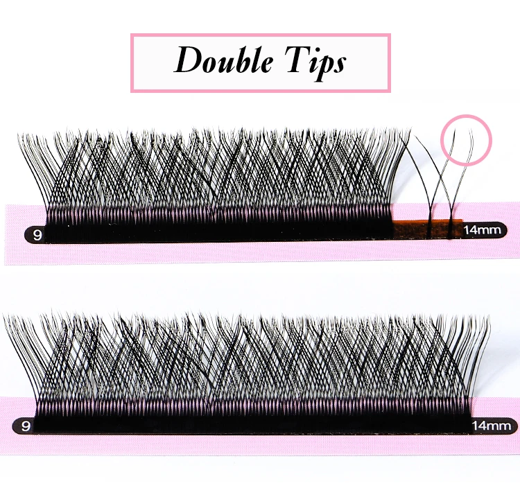 Veyes Inc YY Shape Eyelash Extensions Veyelash Hand Woven Black Natural Soft Brazilian YY Lashes Premade Volume Fan Individual