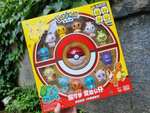 Pokemon Pikachu Bulbasaur Pokeball Set Eevee Gengar Mewtwo Action Figure Model Face-changing Doll Elf Ball Toys For Kids Gift photo review