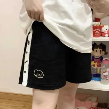 Summer Fashion Casual Bottoms Shorts Women Candy Color Breathable Plus Size Shorts Casual Lady Elastic Waist Sports Short Pants