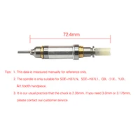 Dental laboratory microcomputer parts, Strong main shaft for strong drilling 50000rpm Q9 brushless handpiewce 37L1 accessories 2