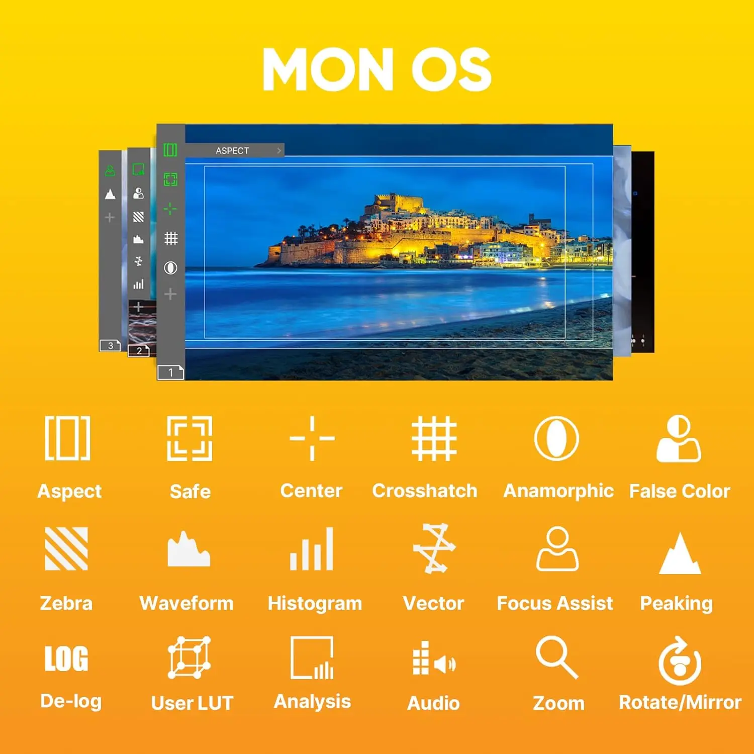 DSLR Camera Field Monitor 5.5 Inch 1000nits Focus Assist HD1920x1080 IPS With HDMI Input Video Camera Monitor Osee T5+