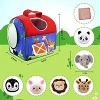 Montessori cloths Toys Magic Cotton Animal Tissue Box Kids Finger Exercise Cloth Busy Box Toys Baby Educational Activity Sensory 6