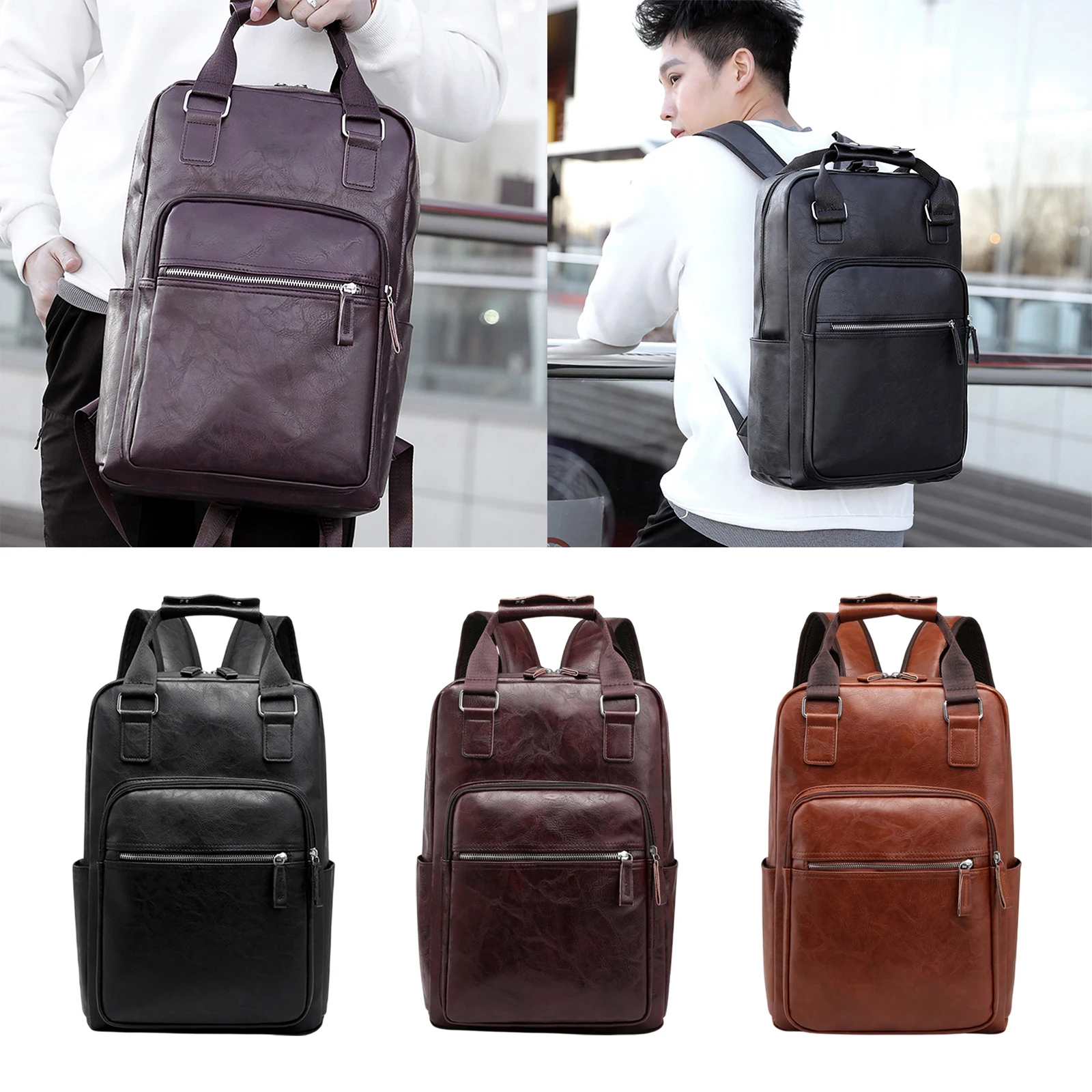 Drum Sticks Drum Accessories PU Leather Drum Stick Drumsticks Bag Carrying Case Parts Accessory Drum Stick Gig Bag Handbag Backpack Music Score Book