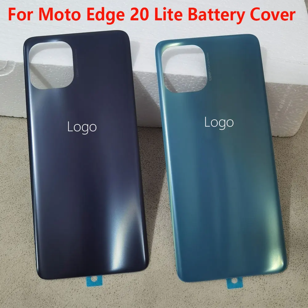 

New For Motorola Edge 20 Lite Back Battery Cover Rear Door Housing Case Replacement 6.7" For Moto Edge 20 Lite Battery Cover