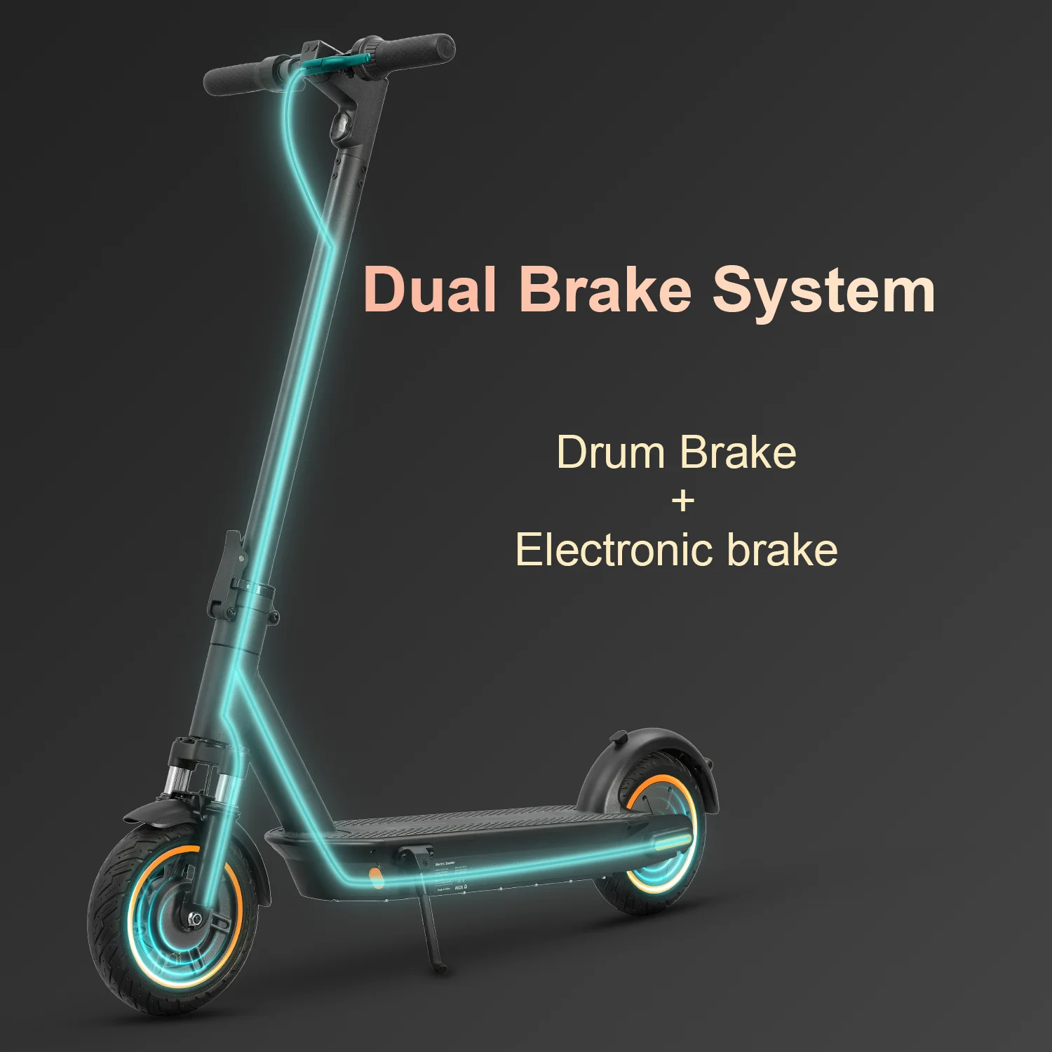 HEZZO 10Inch 500W 36V 15Ah Electric Scooter 21.8Mph Front Suspension Foldable G30 Poweful Commute Escooter With Shopping Bag