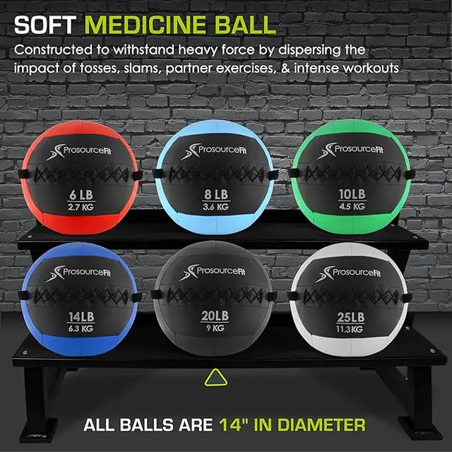 Soft Medicine Balls for Wall & Full-Body Exercises 5