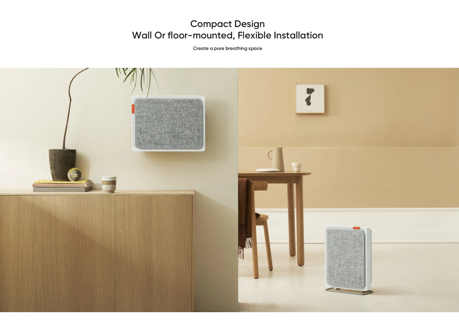 Smartmi E1 Air Purifier Mimi Protable Purifiers for Bedroom Air Cleaner