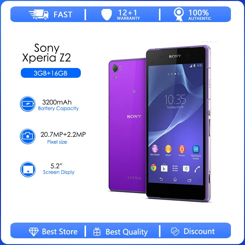 SONY - 美品！ Xperia Z2  D6503 SIMフリー D6503｜Sony Xperia Z2 SIMフリー (ホワイト)｜中古品｜修理販売