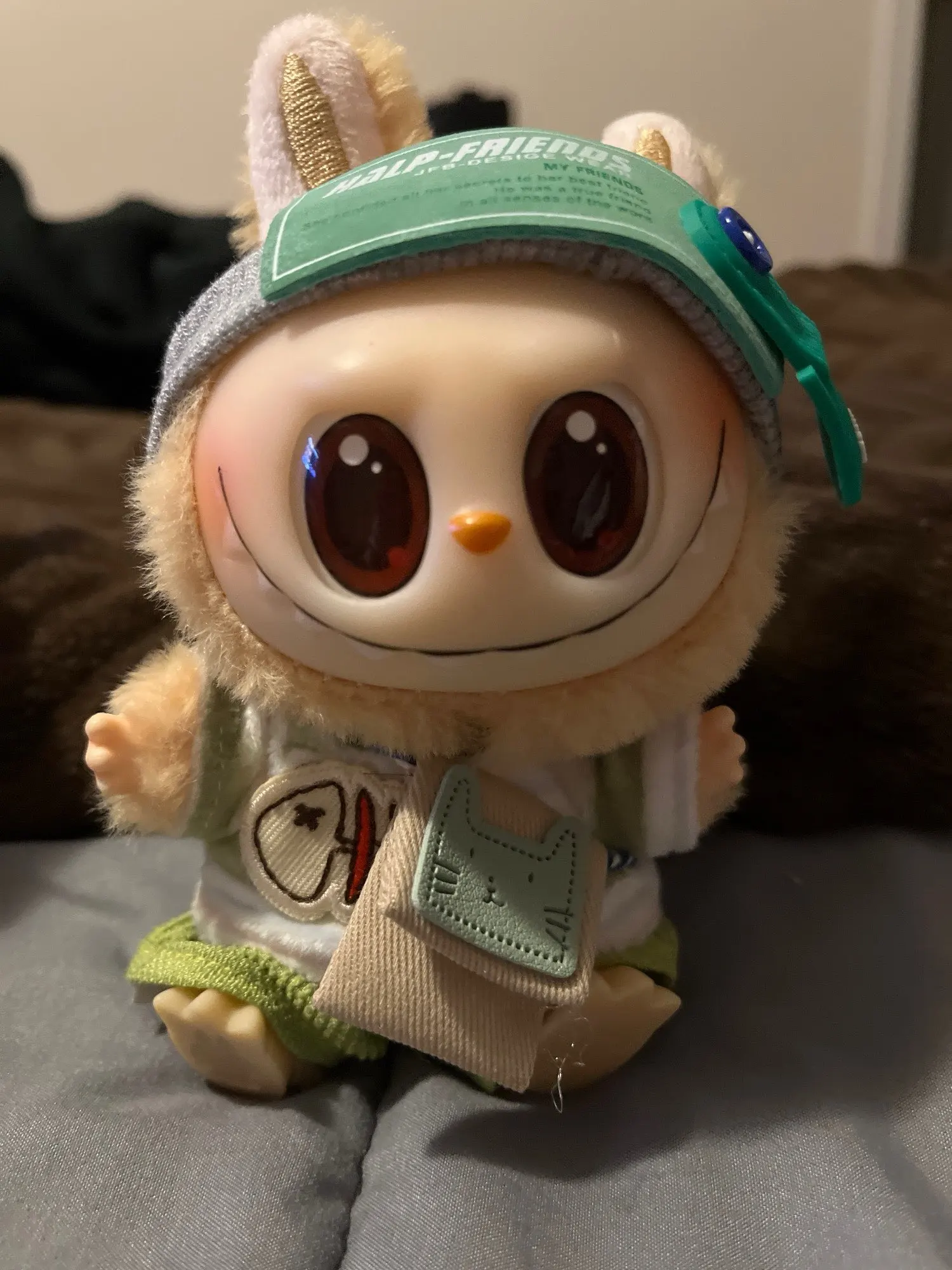 Labubu Doll Clothes: 15/17CM Idol Kpop Green Outfit Set with Bag & Accessories photo review