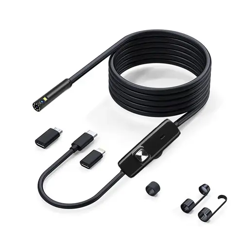 8mm 1080P Endoscope Automotive Boroscope Inspection Device Camera For Apple Iphone IOS Smart Phone Android Type C Cars Mobile - Image 8