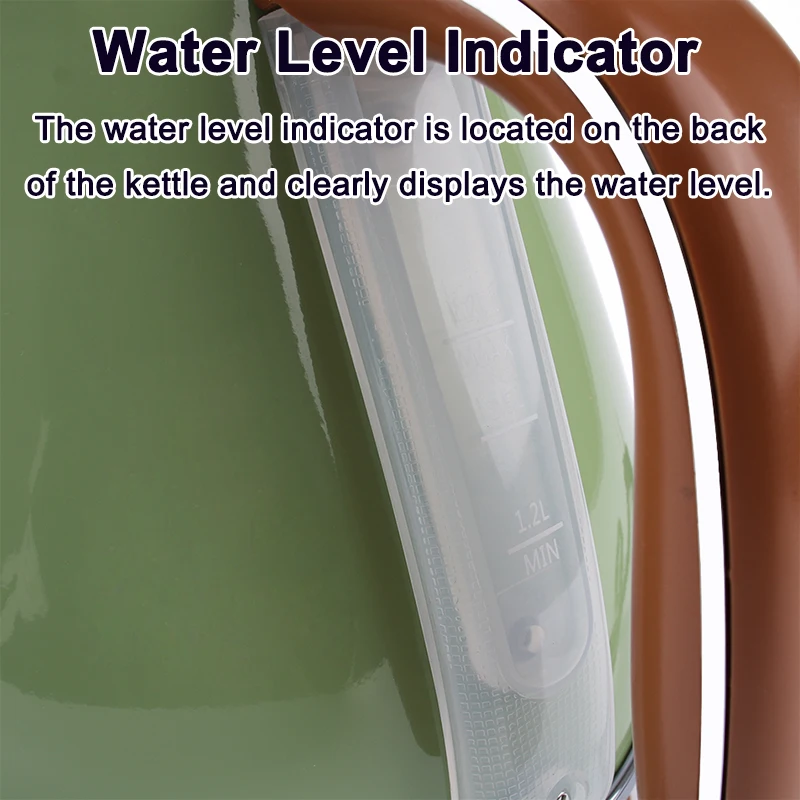 automatic power off retro electric kettle temperature meter stainless steel hot water boiler heating tea pot thermometer heater Automatic Power Off Retro Electric Kettle Temperature Meter Stainless Steel Hot Water Boiler Heating Tea Pot Thermometer Heater 2