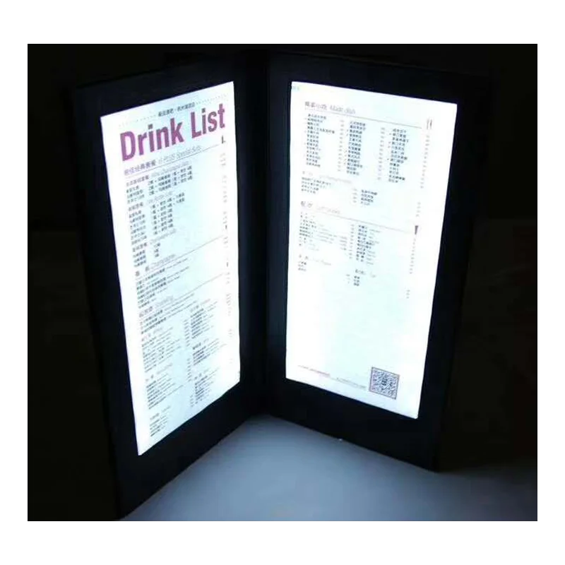 20PCS SIZE LED MENU