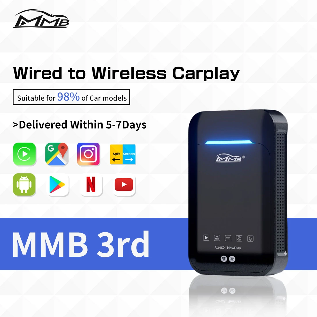 2022新登場】JOYWIN Carplay ai box Android アダプター android 2022新登場】JOYWIN Carplay ai box Android アダプター android