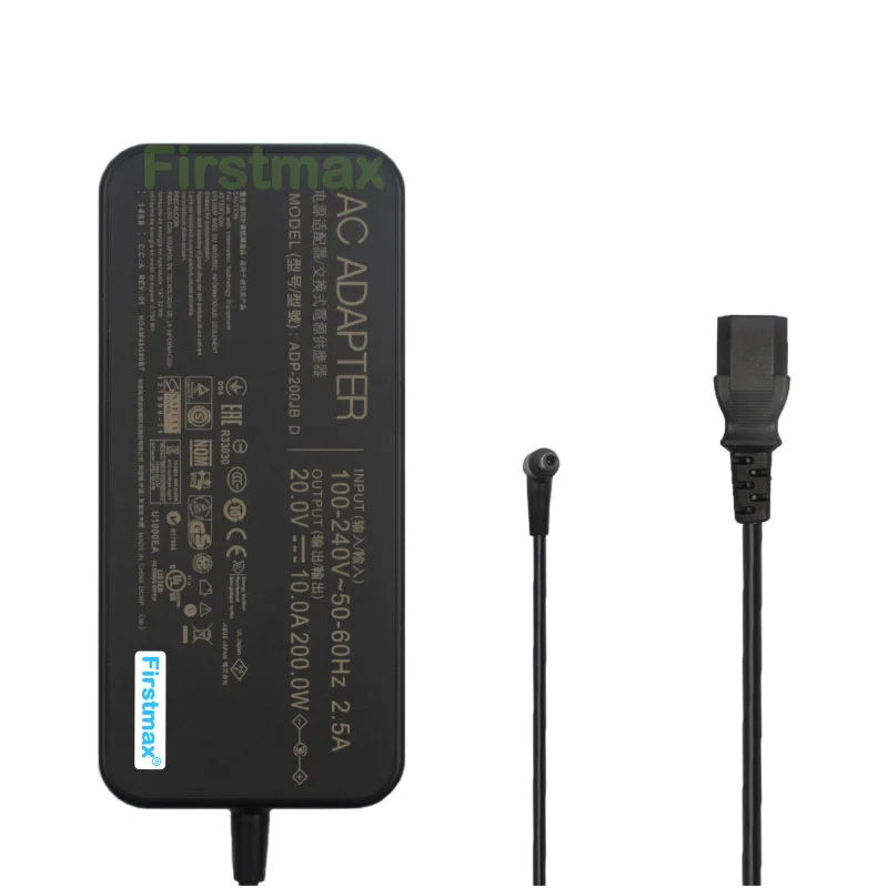 para Asus 200w Carregador Tuf Gaming F15 Fx506hm Fx566hm Fx706hm Fx516pm Fx516pr Fa506qm Laptop Adaptador Adp200jb d 20v 10a - Imagem 3