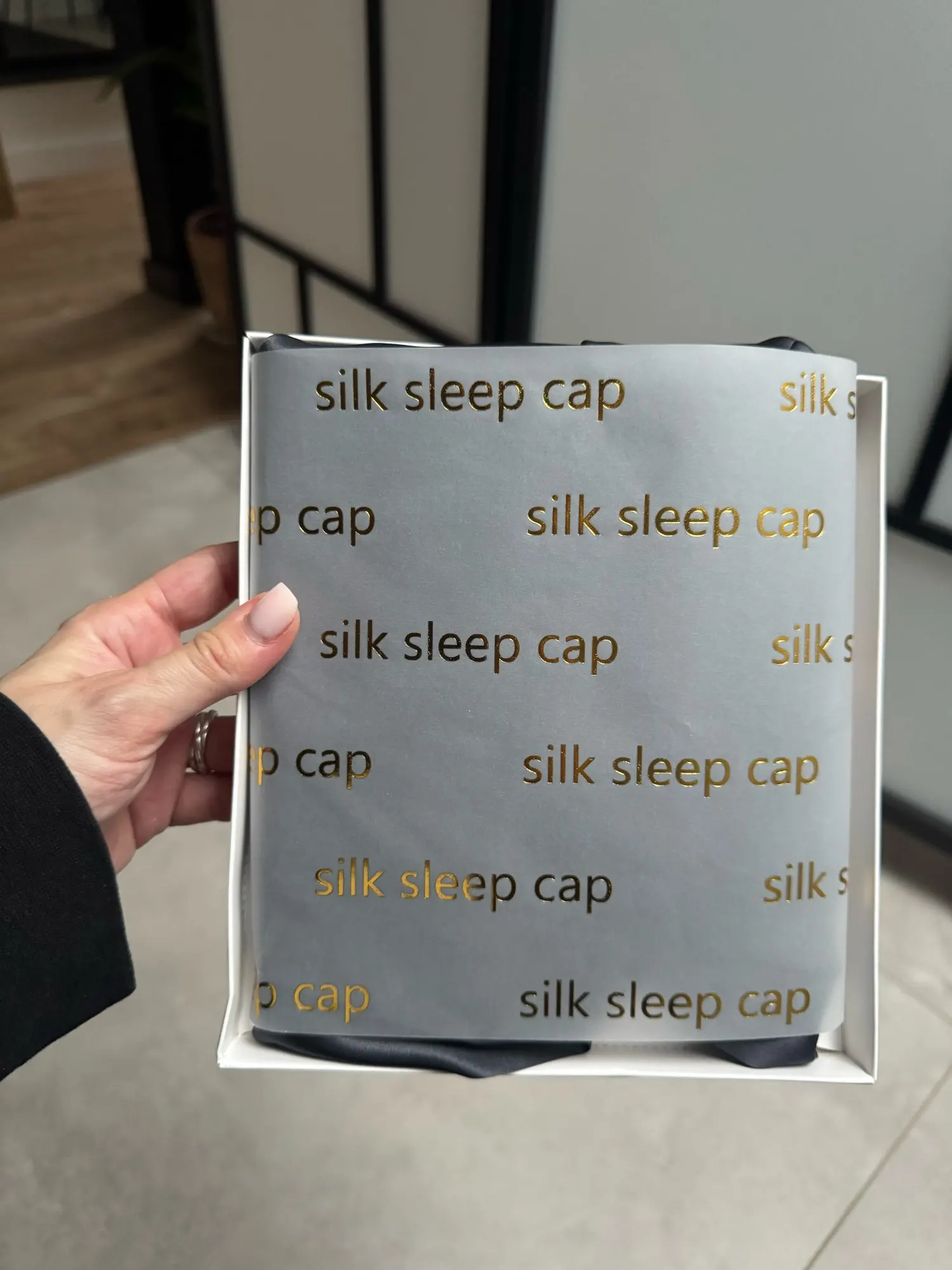 Seiden Schlafhaube Premium