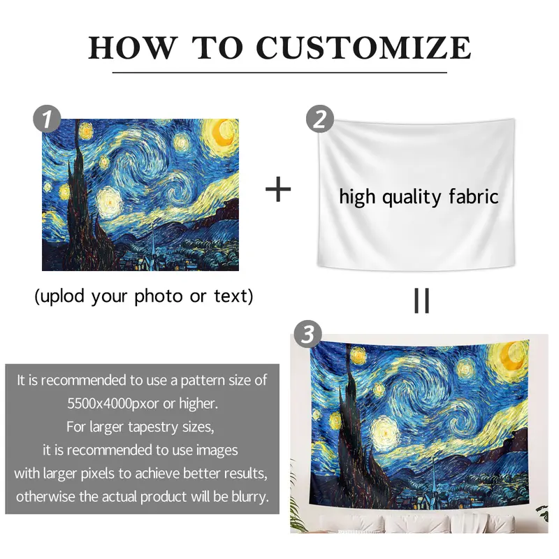 1pc Customized tapestries, customized banners and logo backgrounds, banner decorations, posters - Image 5