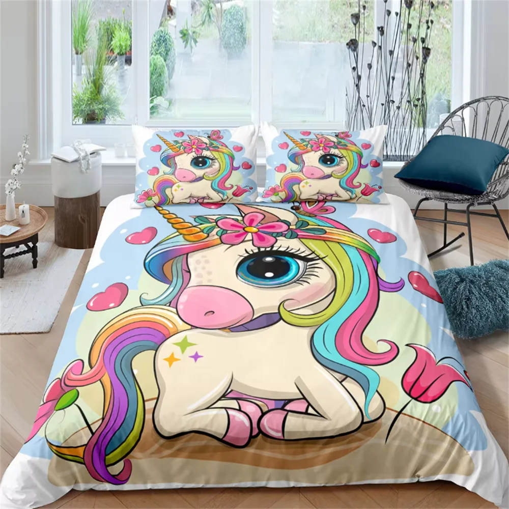 Unicorn Kids Bedding Set 6