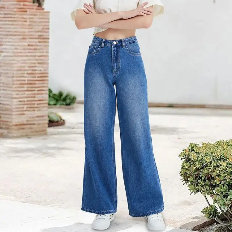 Women Wide Leg Jeans High Waist Baggy Jeans for Women Loose Boyfriends Jeans 90s Denim Pants