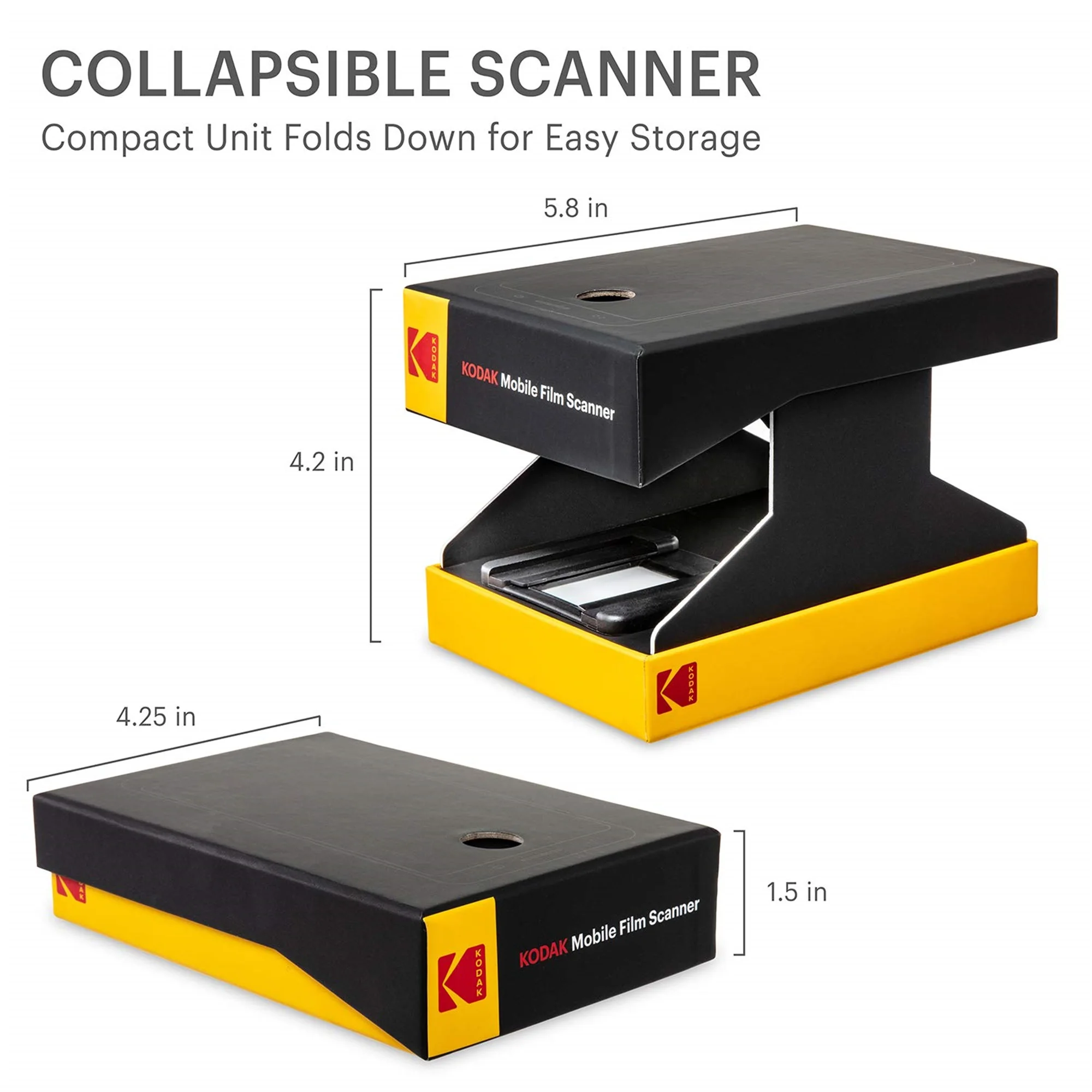 Kodak Mobile Film Scanner, Novelty Slide Scanner for Old 35mm Films & Slides for Smartphone Camera