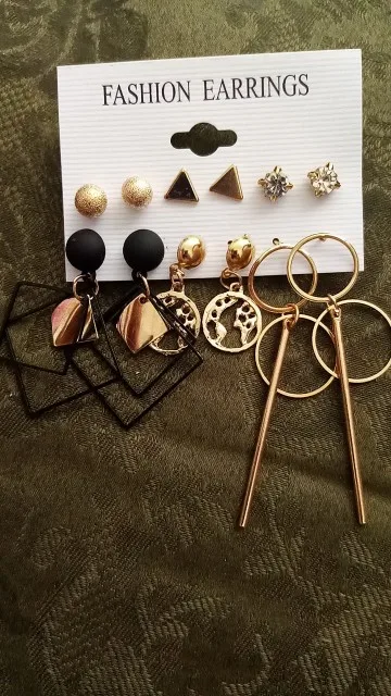 12 Pairs/Set Women's Earrings Set Stud Earrings For Women Bohemian Fashion Jewelry Vintage Geometric Crystal Pearl Earrings 2020