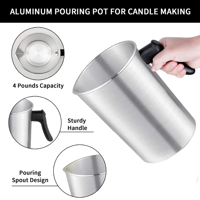 Accessories Making Candles - 1.2/3l Candle Pot Wax Cup Making Home Diy  Stainless - Aliexpress