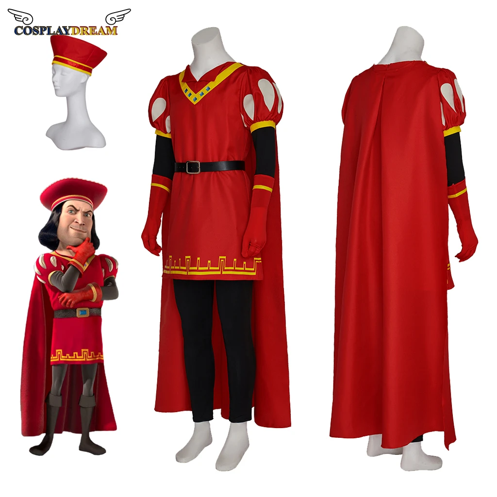 instockLordFarquaadCosplayCostumeLordFarquaadfullSetwithHat