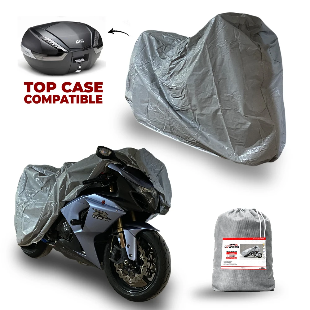 Housse Moto étanche pour moto scooter avec top case protection pluie pour  moto