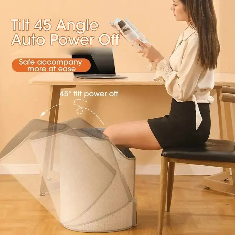 Electric-Feet-Heater-Folding-Portable-Adjustable-Thermostat-Foot-Warmer ...