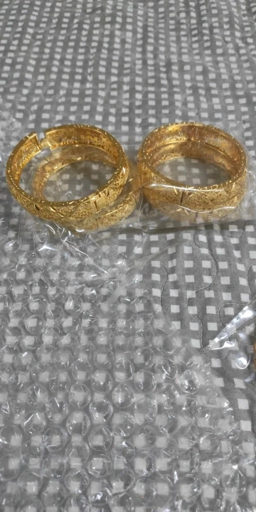 Dubai 24K Gold Color Bangles photo review
