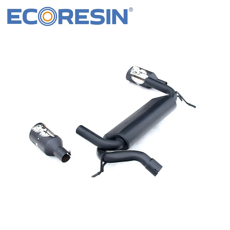 Wrangler Jeep JL 4*4 Jeep Exhaust Pipe Muffler System Matte Black Auto Parts Accessories Sahare Rubicon